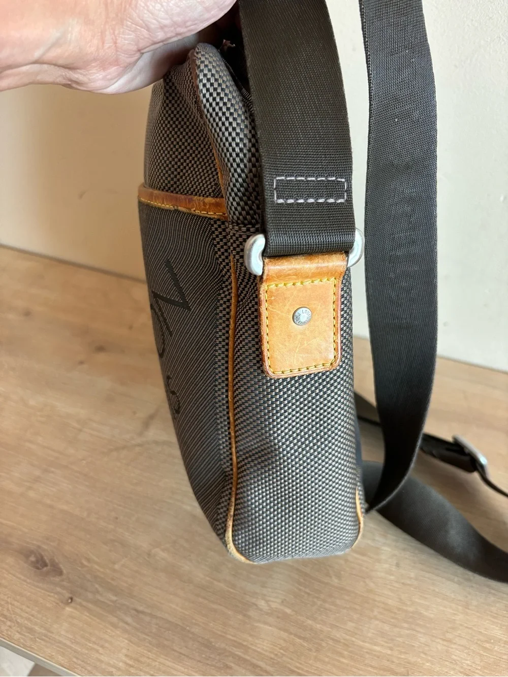 Louis Vuitton Brown and Black Messenger Bag